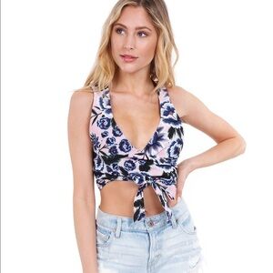 Show Me Your Mumu Conga Baja Bloom Wrap Top M